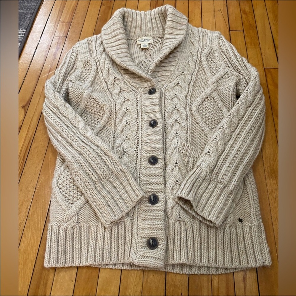 Ralph Lauren Knit Shawl Collar Cardigan Sweater